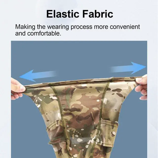 Alt view image 4 of 7 - Balaclava Ski Mask UV Face Cover for Motorcycle Hunting (A32-1PC) | Full Face Mask for Men Women, Windproof Lightweight Uv Protection, Shiesty, Cooling Breathable Camo Design for Outdoor Sports