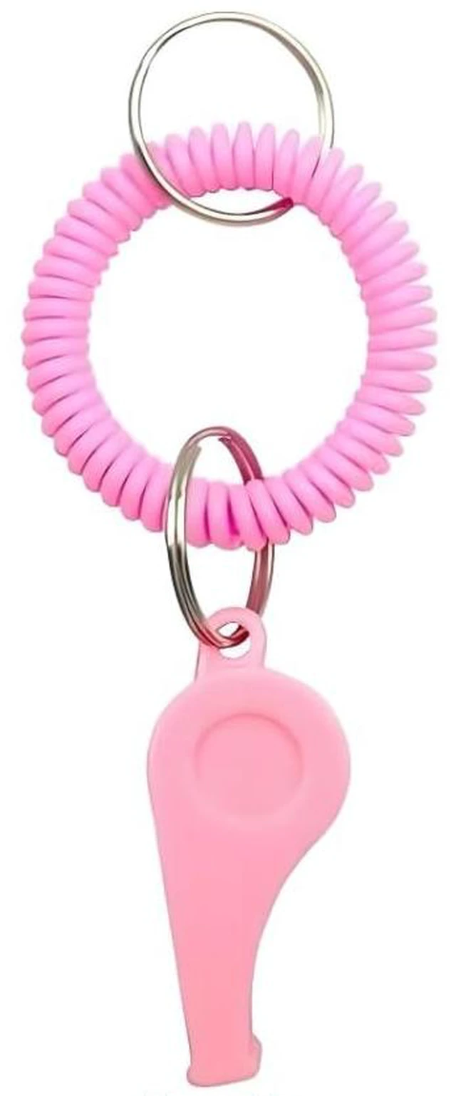 Main image of ydzqdxzz Pink Sports Whistle with Adjustable Wrist Strap - High-Frequency Sound for Coaches, Referees and Team Sports, Durable Plastic Emergency Whistle for Soccer, Baseball and Outdoor Safety