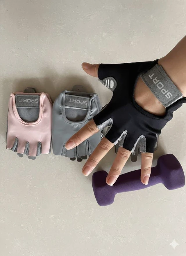 Alt view image 5 of 7 - NociHah Mens Womens Half Finger Cycling Gloves with Anti-Slip Silicone Gel Pad Breathable Mountain Bike Gloves for Road Cycling Training