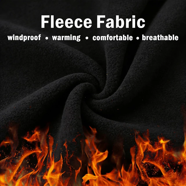 Alt view image 3 of 7 - Wojgzon Winter Neck Warmer, Polar Fleece Neck Gaiter Warm Face Cover, Cold Weather Ski Face Mask Windproof for Men and Women