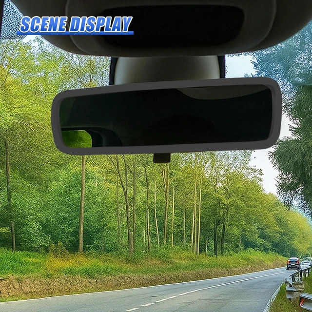 Alt view image 5 of 6 - YoRise Car Rear View Mirror Protector Frame, Rearview Edge Cover (Black) | Car Rearview Mirror Cover, Car Mirror Decoration Protector Accessories for Most Cars