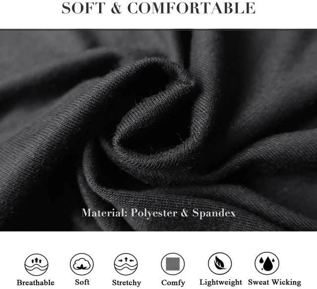 Alt view image 2 of 6 - 7cm Wide Black Headbands for Women Men, 2pack Fashion Head Bands for Women's Hair, Soft Fabric Stretchy Hair Bands for Makeup, Yoga, Running (Black/Brown, 2.7 X 8.6 inches)