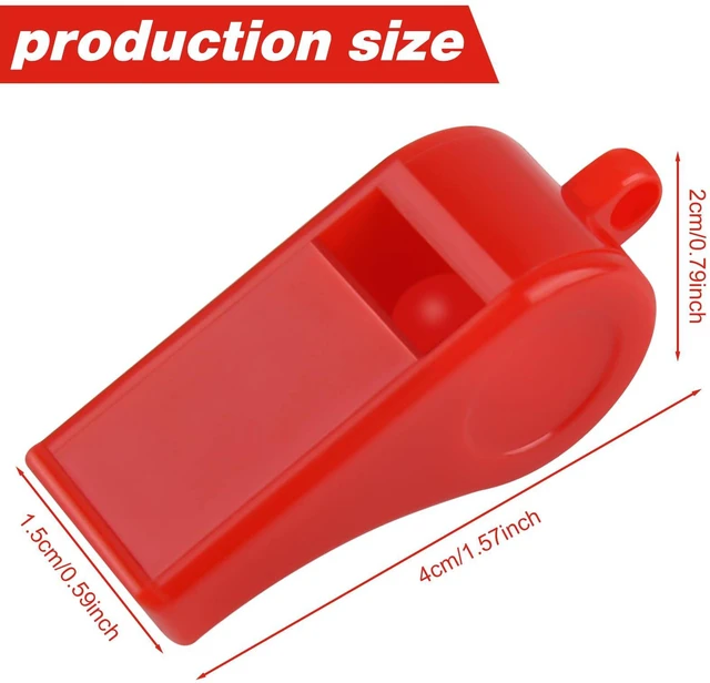 Alt view image 2 of 7 - Zuazaor 5 Pcs Referees Loud Plastic Emergency Whistle with Lanyard for Outdoor Activities, Coach Trainning Whistles Party Whistles for Sports and Parties Gift Boxes Fillers (Macaron)