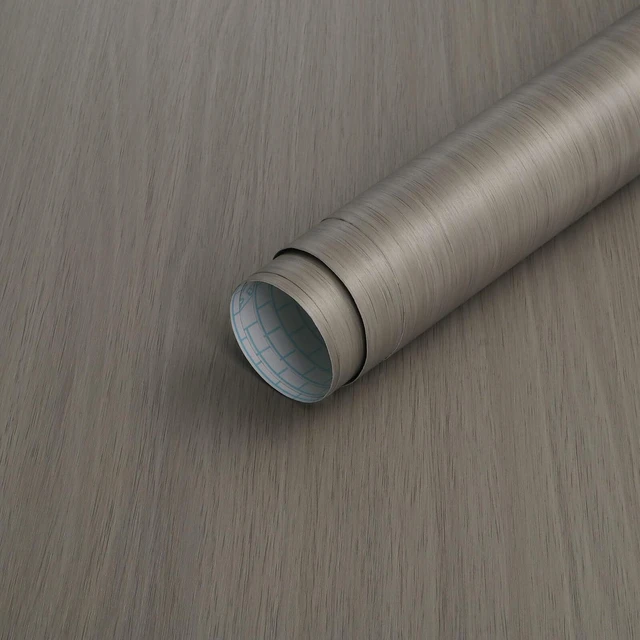 Main image of Heroad Brand Grey Wood Wallpaper Peel and Stick Wallpaper for Cabinets Removable Modern Wood Grain Contact Paper Self Adhesive Wood Contact Paper Roll 15.7"x59"