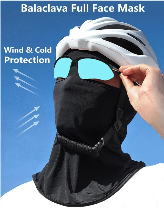 Alt view image 2 of 7 - bodbop Balaclava Ski Face Mask Windproof Full Head Mask Sun UV Protection Face Cover for Men Women Outdoor Sports Cycling Cap (Black)