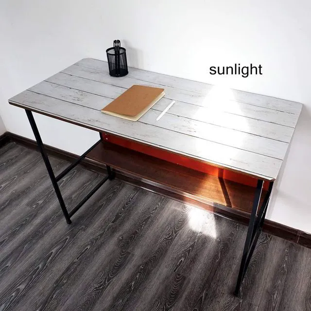 Alt view image 3 of 7 - CiCiwind Peel and Stick Wallpaper Wood Contact Paper White Shiplap Wall Paper Peel and Stick Modern Rustic Wood Removable Waterproof Self Adhesive Wallpapers for Cabinets Bedroom Bathroom 78.7"x17.7"