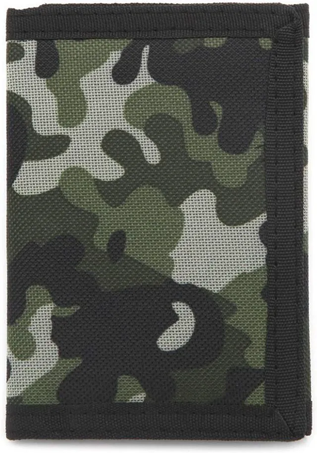 Alt view image 3 of 6 - RFID Trifold Canvas Outdoor Sports Wallet for Kids- Christmas Gifts for Boys - Front Pocket Wallet with Magic Sticker - (Camouflage)