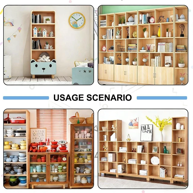 Alt view image 3 of 7 - 104PCS Shelf Pins Kitchen Cabinet, Premium 4 Styles Kitchen Cabinet Shelf Support Pins, Metal Shelf Support Pegs - Cabinet Shelf Bracket Pegs Shelf Holders Pegs for Kitchen Bookshelf Closet Furniture