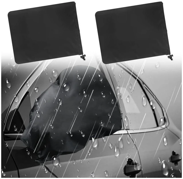 Main image of 2PCS Car Side Mirror Covers,Drawstring Style for Snow/Dust | 210D Oxford Fabric,Winter Protection for Cars/SUVs/Trucks,Easy Drawstring Install,Exterior Accessories