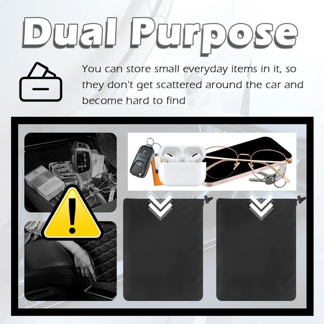 Alt view image 6 of 7 - 2PCS Car Side Mirror Covers,Drawstring Style for Snow/Dust | 210D Oxford Fabric,Winter Protection for Cars/SUVs/Trucks,Easy Drawstring Install,Exterior Accessories