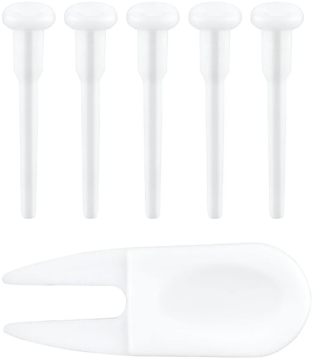 Main image of Quacc 6 PCS Exercise Ball Plug Replacement Yoga Ball Air Stopper Pin | with Plug Puller, Easy to Replace, Reusable, Replacement Plug Pin for Exercise Ball, Gym, Pilates, Balance Ball