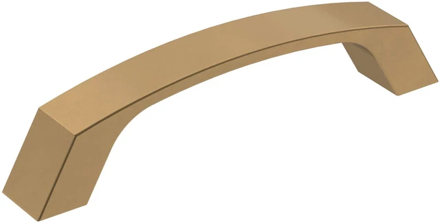 Main image of 3-3/4" Premise Champagne Bronze Drawer Pull | 3-3/4 inch (96mm) Center-to-Center Mounting Distance and 4-1/4 inches Overall Length, Durable Zinc Cabinet Hardware