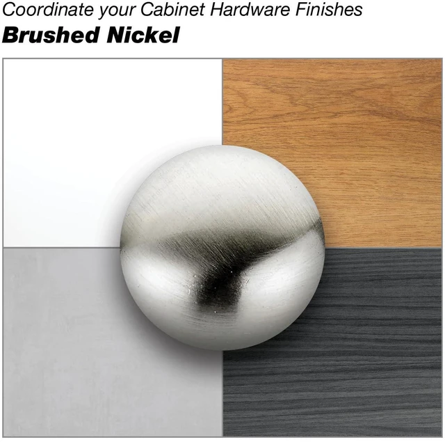 Alt view image 3 of 4 - Hardware BP1045128195 Tremblant Collection 5 1/16-inch (128 mm) Center-to-Center Brushed Nickel Transitional Cabinet and Drawer Backplate for Kitchen, Bathroom, and Furniture Pull Handles