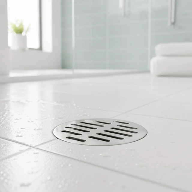 Alt view image 7 of 7 - 3.9 Inch Shower Drain Cover Round Showers Drains Strainer Grid | Silver Stainless Steel Strainer Shower Drains Covers, Round Floor Drain Cover, for Bathroom Kitchen Furniture Repair