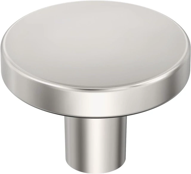 Main image of 1-3/8" Round Versa Polished Nickel Cabinet Knob | Durable Zinc drawer knob and cabinet hardware, ideal for kitchen cabinets, bathroom vanities, dressers, and furniture