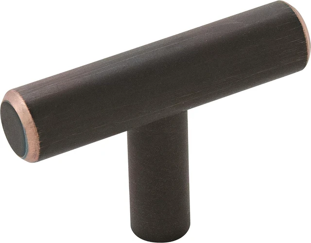 Main image of 1-15/16" Bar Pulls Oil-Rubbed Bronze Cabinet Knob | Durable Carbon Steel drawer knob and cabinet hardware, ideal for kitchen cabinets, bathroom vanities, dressers, and furniture