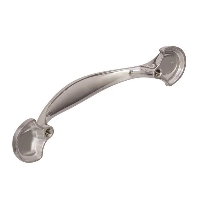 Alt view image 3 of 4 - | Cabinet Pull | Polished Chrome | 3 inch (76 mm) Center to Center | Everyday Heritage | 1 Pack | Drawer Pull | Drawer Handle | Cabinet Hardware