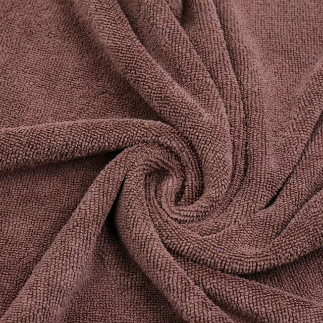 Alt view image 2 of 2 - Brown 300gsm Microfiber Absorbent Towel Car Home Washing Clean Cloth 40 x 40cm