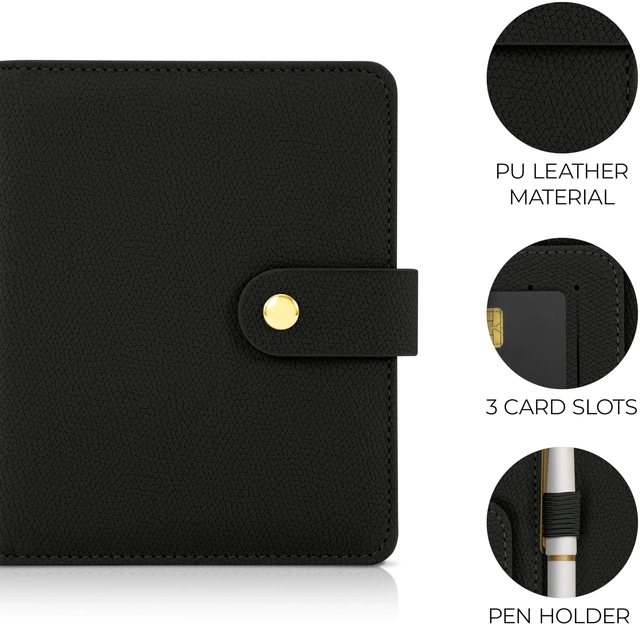 Alt view image 4 of 7 - Passport Holder for Travel - Cute Cover with Pen Holder for Women | Keeps Your Travel Documents Organized and Safe - Quality Passport Wallet for Women and Men, Great for Gifting