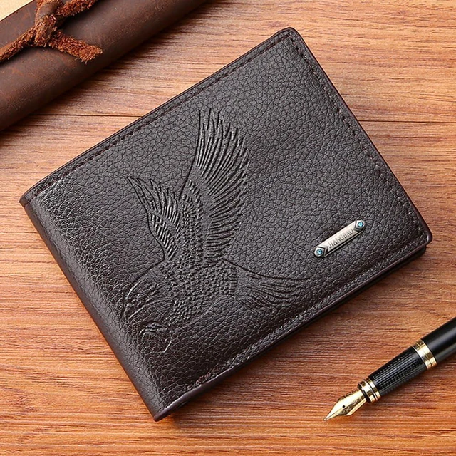 Alt view image 7 of 7 - MUFANDUO Slim Wallet for Men with Coin Purse, Minimalist Wallet with Zipper, Bifold Mens Wallets with Credit Card Holder, PU Leather Men's Wallet with Money Clip, Carteras Para Hombres (Coffee E)