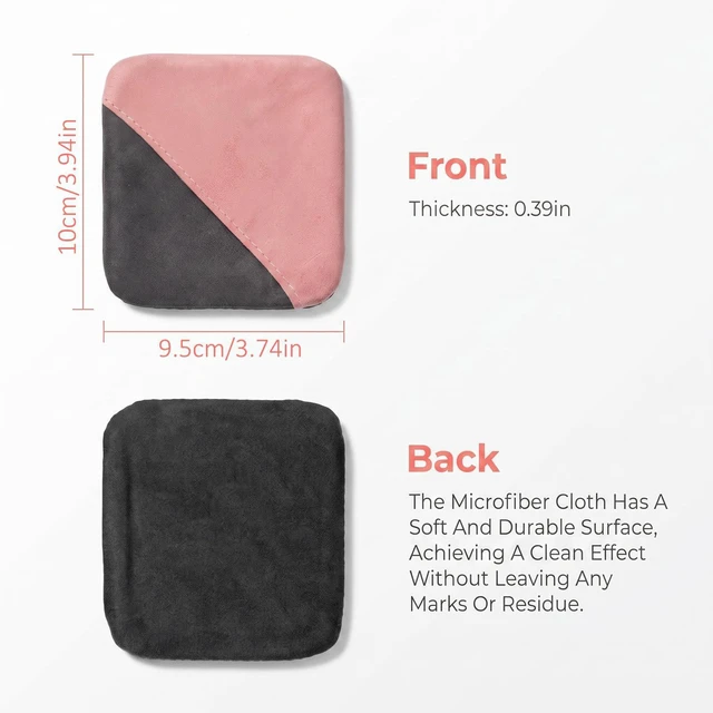 Alt view image 2 of 7 - Car Screen Cleaner Cloth, Microfiber Touch Screen Clean Wipes for Car | Foldable Square Cleaning Pad for Vehicle Dashboard LCD Display - Car Accessories