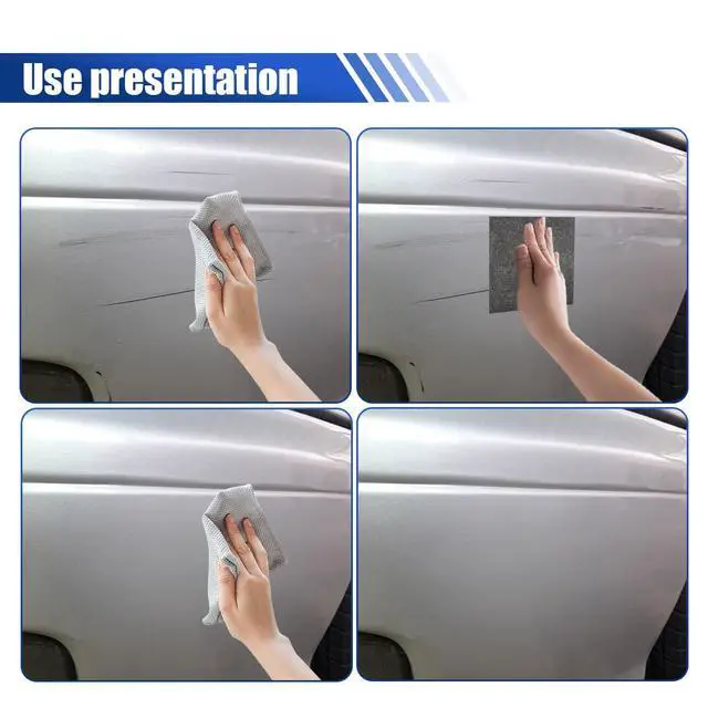 Alt view image 5 of 6 - Deaelf 3PCS Nano Sparkle Cloth, Car Scratches Remover (10CM-3.93IN) | Nano Car Cleaning Towel, Magic Cleaning Cloth to Repair Paint Small Scratches, Water Spots, Surface Polishing, Paint Residues