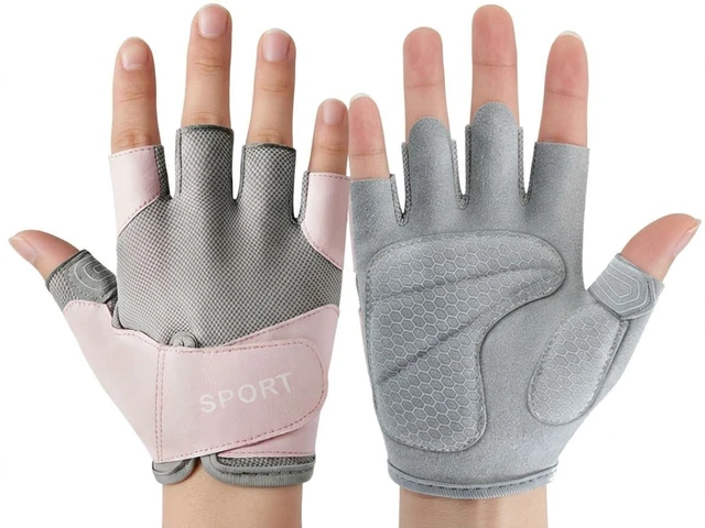 Main image of Breathable Workout Gloves Women & Men Half Finger Gym Gloves Anti-Slip Shock Absorption Lightweight Exercise Gloves for Weightlifting, Cycling, Yoga, Training & Fitness