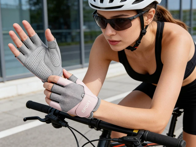 Alt view image 3 of 7 - Breathable Workout Gloves Women & Men Half Finger Gym Gloves Anti-Slip Shock Absorption Lightweight Exercise Gloves for Weightlifting, Cycling, Yoga, Training & Fitness