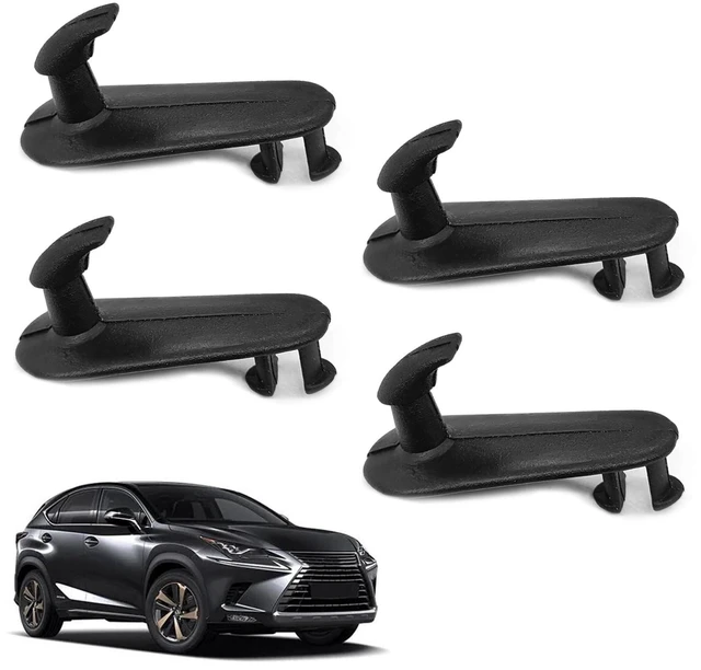 Main image of 4Pcs Car Floor Mat Clips Floor Carpet Clips Fixing Hooks Compatible with Toyota Lexus Cargo Fastener, Cargo Mat Clip Accessories Black