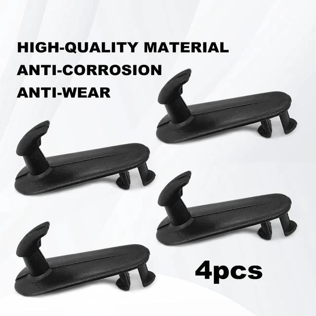 Alt view image 7 of 7 - 4Pcs Car Floor Mat Clips Floor Carpet Clips Fixing Hooks Compatible with Toyota Lexus Cargo Fastener, Cargo Mat Clip Accessories Black