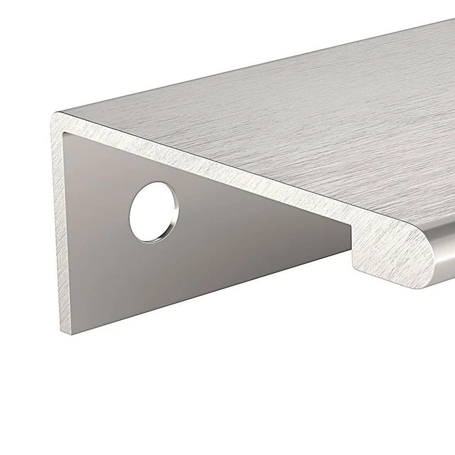 Alt view image 3 of 7 - | Lincoln 1-in (25 mm) Brushed Stainless Steel Cabinet Edge Pull
