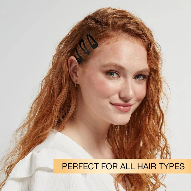 Alt view image 6 of 7 - Metal Snap Clips - Black - All Hair - 12pcs: Hair Styling, Fashion, Securing Hair