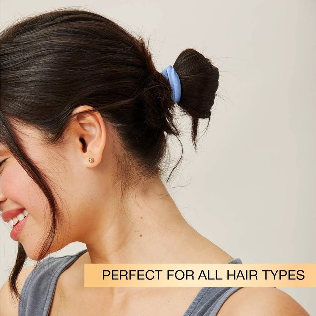 Alt view image 6 of 7 - No Damage Super Comfy Hosiery Elastic Hair Tie Ponytailers - Assorted Colors - All Hair - 12pcs
