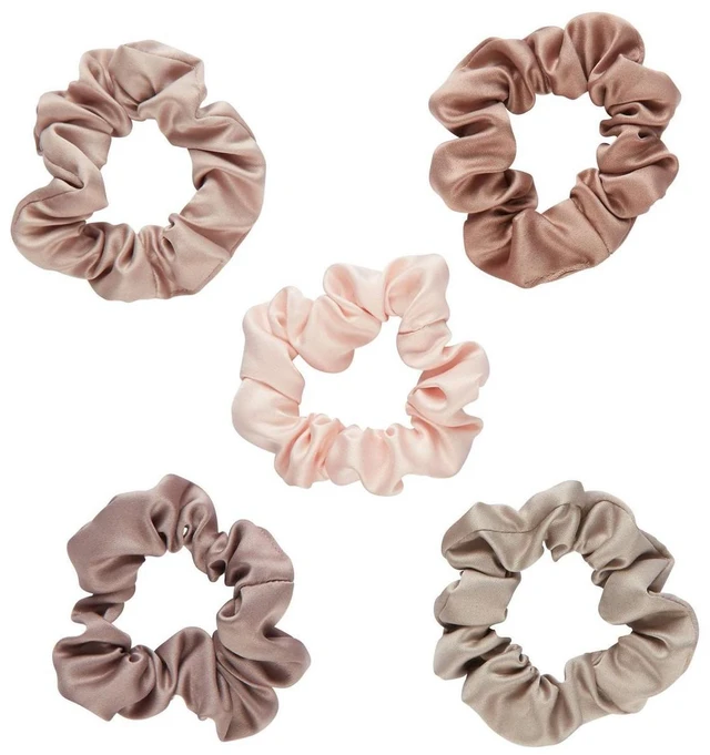 Alt view image 7 of 7 - Comfort Mini Satin Scrunchies