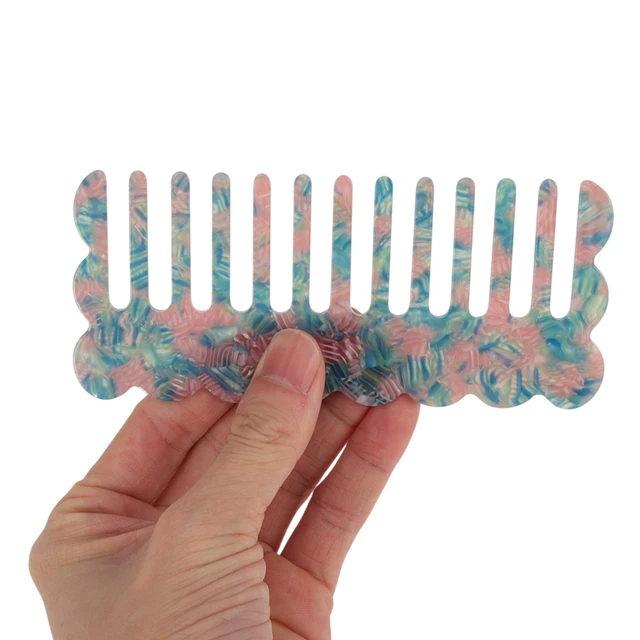 Alt view image 4 of 6 - Women's Portable Double Rhinestones Side Comb 1 Pc