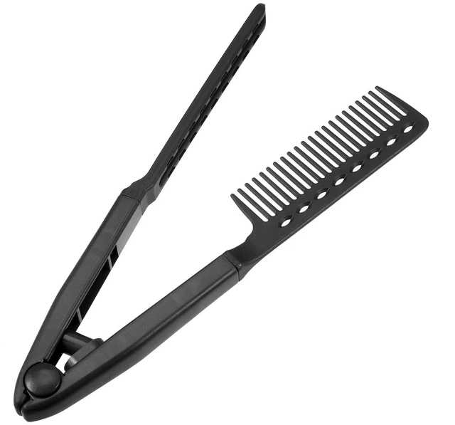 Main image of 4 Pcs Tail Comb for Home Use, Styling Comb, Steel Handle Hair Combs Black