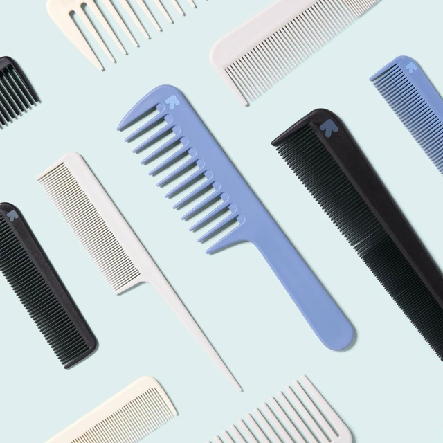 Alt view image 4 of 7 - Dressing Styling Combs 2pc Black and Gray: Hair Styling For All Hair Types, Includes Comb