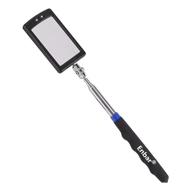 Main image of Telescoping Lighted Inspection MirrorTelescoping LED Lighted Inspection Mirror 360 Swivel for Extra Viewing