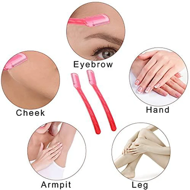 Alt view image 7 of 7 - Makeup Brush Set 16 Pcs with 1 Eyebrow Razor Premium Synthetic Foundation Powder Concealers Eyeshadow Blush Makeup Brushes Make up Brushes Kit (Pink)