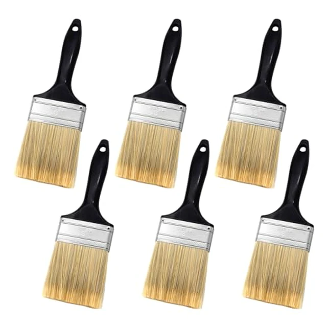 Alt view image 3 of 4 - 4 inch Flat Paint Brushes,Professional Paint Tools