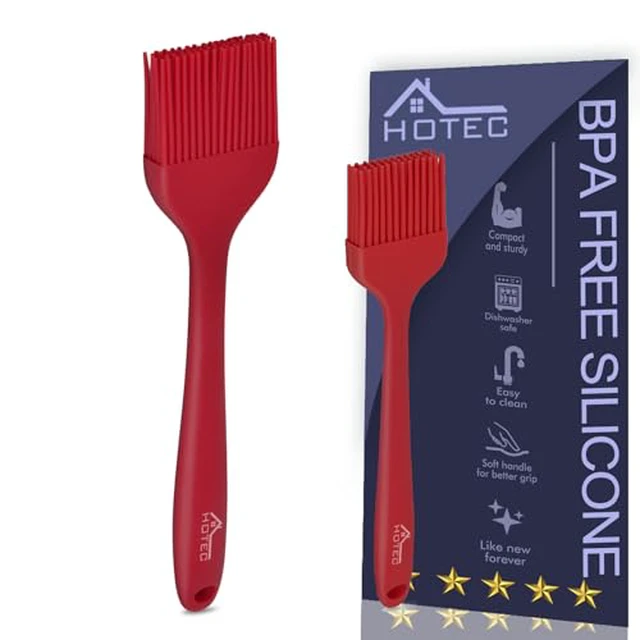 Alt view image 5 of 5 - Silicone Basting &Pastry Brushes, Grey 2