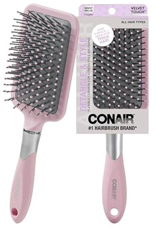 Alt view image 7 of 7 - Paddle Hair Brush, Ultra Wide Detangling Design for Thick Hair