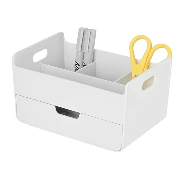 Alt view image 5 of 5 - Compact Desk Organizer, Green, Made in Korea