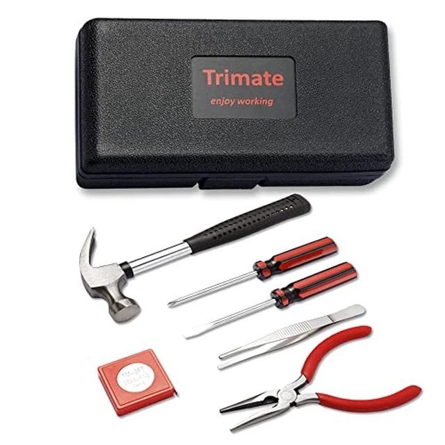 Alt view image 3 of 3 - PinkTool Set,Includes Hammer, Screwdriver Set, Pliers (Tool Kit for The Home, Office, or Car)