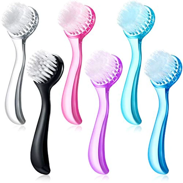 Alt view image 2 of 2 - 6 Pcs Facial Cleansing Brush Soft Bristle Face Exfoliator Brush