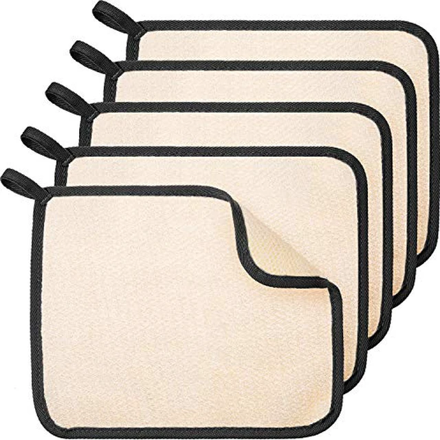 Alt view image 4 of 6 - 5 Pcs Bath exfoliating washcloth