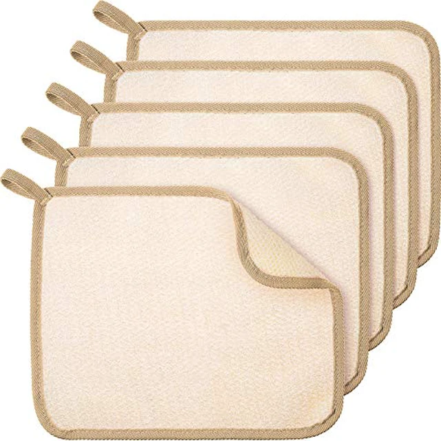 Alt view image 6 of 6 - 5 Pcs Bath exfoliating washcloth
