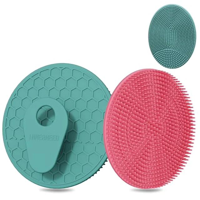 Alt view image 7 of 7 - Food-Grade Soft Silicone Body Scrubber Shower Brush, Pack of 3