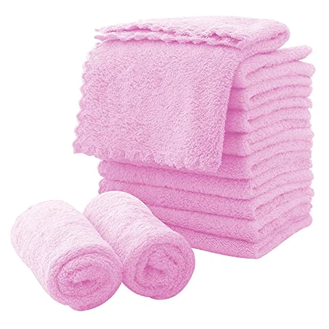 Alt view image 6 of 6 - Microfiber Facial Cloths Fast Drying Washcloth 12 Pack - Premium Soft Makeup Remover Cloths - Highly Absorbent