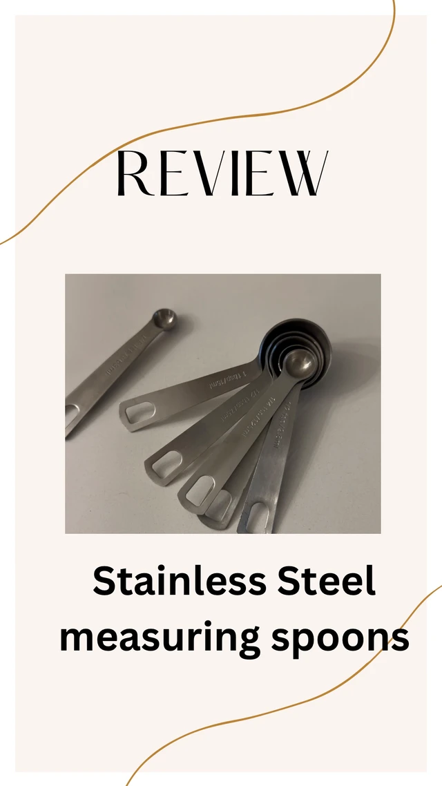 Alt view image 4 of 5 - Measuring Spoons, Premium Heavy Duty Stainless Steel Measuring Spoons Cups Set, Small Tablespoon with Metric and US Measurements, Set of 6 for Measuring Dry and Liquid Ingredients
